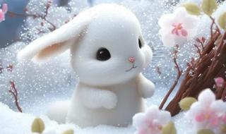 2023兔最火背景图片
